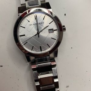 Burberry Large Check Stainless Steel